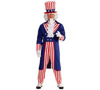 Uncle Sam Costume Extra Large for Military Army War Fancy Dress