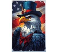 Uncle Sam Eagle Jigsaw Challenging Puzzle Game for Adults Decompressing Toy Holiday Party Gifts Puzzles as Home Decor_1000pcs