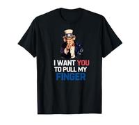 Uncle Sam I Want You To Pull My Finger T-Shirt