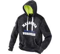 Uncle Sam Strickfleecehoody Schwarz/Royal/Limette