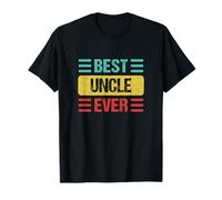 Uncle Shirts & Gifts Uncle T-Shirt Men's Black Short Sleeve Small Classic Fit Cotton, Polyester Blend T-Shirt