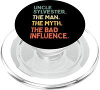 Uncle Sylvester Quote The Man The Myth The Bad Influence PopSockets PopGrip for MagSafe