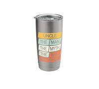 Uncle The Man The Myth The Bad Influence Classic Humor Stainless Steel Insulated Tumbler
