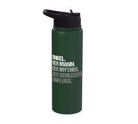 Uncle The Man The Myth The Bad Influence Godfather Stainless Steel Insulated Water Bottle