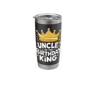 Uncle Uncle of The Birthday King Stainless Steel Insulated Tumbler