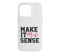 Unclear Logic Bold Script Text Graphic Case for iPhone 14 Pro Max