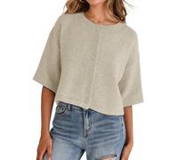 UNCLECAT Women's Lightweight Cropped Cardigan Sweater | Short Sleeve Cardigan to Wear Over Dresses, Button Up, Solid Knit, 2026 Spring Fall, Office, Wedding Guest, Knitwear