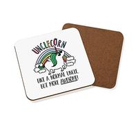 Unclecorn Unicorn Like A Normal Uncle But More Awesome Coaster Drinks Mat