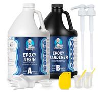 UncleResin 2 Gallon Epoxy Resin Kit - 1:1 Crystal Clear Low Viscosity Casting No Bubble for River Table,Wood,Flower Preservation, Art Crafts