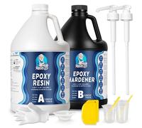 UncleResin 2 Gallon Epoxy Resin Kit - 1:1 Crystal Clear Low Viscosity Casting No Bubble for River Table,Wood,Flower Preservation, Art Crafts