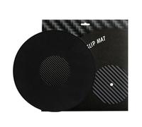 UncleS 12inch Carbon Fibers Turntable Platters Mat For Record Players Mat Nonslip For Sound Playback Reduced Vibrations Record Slipmat