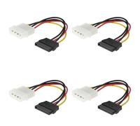 UncleS 15Pin Male To 4Pin Floppy Power Converter Adapter Cable Power 15P To 4P Converter Drive Supply Cable Computer