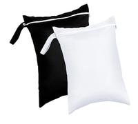 UncleS 2 Pcs Waterproof Wet Dry Bag Reusable Storage Bag Diaper Bags Yoga Gym Bag Nappy Bag for Baby Items and Gym Items