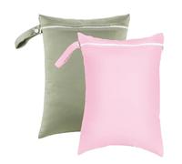 UncleS 2 Pcs Waterproof Wet Dry Bag Reusable Storage Bag Diaper Bags Yoga Gym Bag Nappy Bag for Baby Items and Gym Items