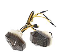 UncleS 2pcs Flashing Turn Signals Sequential Flowing Running Light Fit for GSXR 600 Electric for Cars Motorcycle Glow Stickers for Kids Room