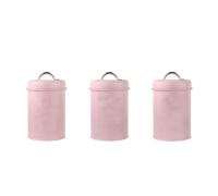 UncleS 3 Pieces Decorative Rustproof Canisters For Teas Coffee And Sugar Sealed Lid Food Storage Jars Kitchen Decoration Sugar Storage Jars