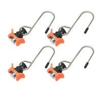 UncleS 4pcs Heavy Duty Airline Rails Hooks Tie Downs Accessories for Motorhomes Campers Secure Hauling Easy Install Cargo Hooks Airline