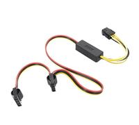 UncleS 6Pin To 4Pin Hard Drives Cord 12V To 5V Step Down Disk Power Adapter Converters Cable For Drives Disk Easy Installation Adapter