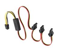 UncleS 6Pin To 4Pin Hard Drives Cord 12V To 5V Step Down Disk Power Adapter Converters Cable For Drives Disk Easy Installation Adapter