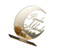 UncleS Acrylic Moon Ramadans Decoration Tabletop Ornament For Islamics Festival Eid Table Sign Home Centerpieces Decors Gift Ramadans Decoration