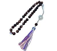 UncleS Adjustable Rosary Beads Wristband Glass Texture Beads Wristlet Prayer Accessories Present For Fashion Lover Muslims Rosary
