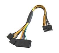 UncleS ATX24Pin To 16Pin Conversion Cable For PC Motherboards Power Cord 30cm/11.81inch Long Wire Power Supply Extension
