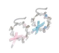 UncleS Bowknot Tassels with Faux Pearls Accent Fashionable Bowknot Tassels for Girls Showcasing Gracefulness Elegant Statement Pieces