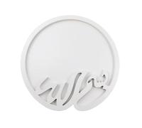 UncleS Carving Words Fruit Tray Round Wood Plates Serving Dessert Plate Table Decorative Party Supplies Round Wood Fruit Storage Box Festive Atmosphere Party Supplies