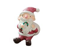 UncleS Christmas Santa Snowman Deer Ornament Handmade Desktop Resin Sculpture Or Living Room Dining Table Decoration Santa Snowman Reindeer Table Centerpiece