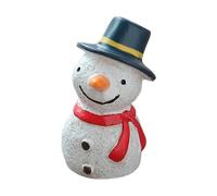 UncleS Christmas Santa Snowman Deer Ornament Handmade Desktop Resin Sculpture Or Living Room Dining Table Decoration Santa Snowman Reindeer Table Centerpiece