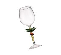UncleS Colorful Coconut Tree Wine Cups Hand Painted Beach Wedding Glassware for Holiday Parties & Home Decor Gifts Red Wine Glasses