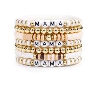 UncleS Colorful Soft Clay Charm Adjustable Handmade Wrist Jewelry Beaded for Any Occasion Handmade Jewelry