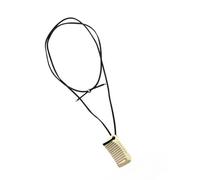 UncleS Comb Pendant Necklace Velvets Ribbon Adjustable Rope Neckchain Ornament Handmade Jewelry Accessories For Daily Use Fashion Jewelry Necklace