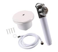UncleS Compact Marine Shower Sprayer with Saltwater Proof Design & 3 Settings for Yacht Deck Installation Marine Grade Shower Head Seamless Welding