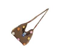 UncleS Crochet Toted Bag Mesh Beach Aesthetic Shoulder Handbags For Women Summers Crossbody Vacation Crochet Toted Bag For Women