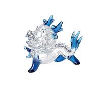 UncleS Crystal Dragon Statue Chinese Feng Shui Dragon Figurines For Wealth Luck Desktop Cultural Decorations Craft With Care Room Decor Accent