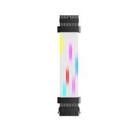 UncleS Customizable ARGB CPU Power Extension Cable With Synchronized Lighting For 24Pin Motherboards Customs PC Build Accessory ARGB Cable