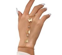 UncleS Delicate Gold Plated Stackable Hand Chain Delicate Zincs Alloy Women Fashion Accessory For Special Event Trendy Gold Bracelets For Women