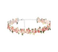 UncleS Elegant Florals Lace Choker Necklace Adjustable Romance Jewelry Accessory For Trendy Women And Girls Daily Use Women's Flower Necklace