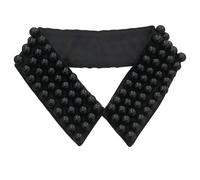 UncleS Elegant Imitation Pearls Embellished Detachable Faux Collar For Women Fashionable Beaded Bib Choker Necklace Accessory Detachable Necklace