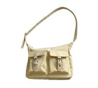 UncleS Elegant Nylon Shoulder Bag For Women Girls Modern Armpit Crossbody Purse With Adjustable Strap For Work And Leisure Crossbody