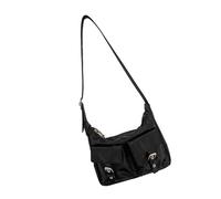 UncleS Elegant Nylon Shoulder Bag For Women Girls Modern Armpit Crossbody Purse With Adjustable Strap For Work And Leisure Crossbody
