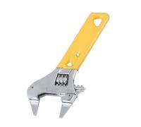 UncleS Exact Shaped Adjustable Spanner Steel Wrench with 20mm Wide Jaw Size Ideal for Pipe and Vehicle Repairs Tool 11cm/12cm Single Open End Spanner Rubber Handle