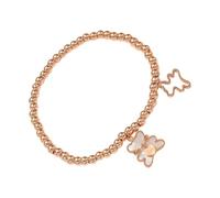 UncleS Fashionable Bear And Bead Youthful Beaded Featuring Playful Little Bear Charm For Fashion Lovers Gold Tone
