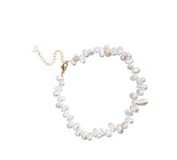 UncleS Fashionable Freshwater Pearls Clavicle Chain Irregular Pearls Beaded Jewelry For Daily Wear Handmade Accessory Party Jewelry For Women