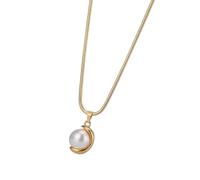 UncleS Fashionable Pearls Pendant Necklace For Women Stainless Steel Neckchain Handmade Choker Jewelry For Everyday Wear Everyday Wear Necklace