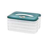 UncleS Food Storage Box Multilayer Stackable Container with Lid and Handle Time Recoder Cookie Carriers