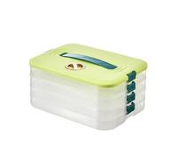 UncleS Food Storage Box Multilayer Stackable Container with Lid and Handle Time Recoder Cookie Carriers