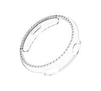 UncleS Glittering Shimmering Protective Case Suitable For Watch 5 Smartwatch Hollowed Out Design Easy Access To Screen&Button Fashionable Glittering Watch Case