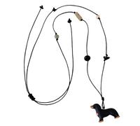 UncleS Handmade Dachshund Dog Necklace Multifuntional Resin Jewelry Fashion Multielement Necklace For Daily Wear And Party Wear Dachshund